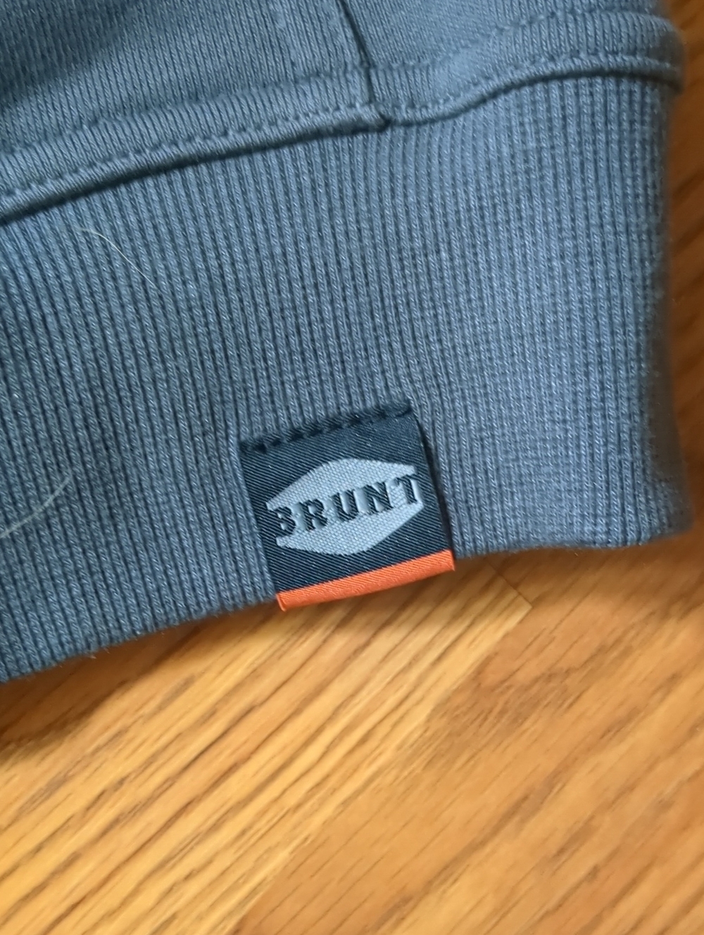 NWOT BRUNT Workwear Heavy Duty Pullover Hoodie Sweatshirt Gray Size M - Picture 3 of 7